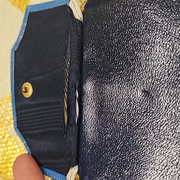 Buxton double blue Vintage Genuine Leather Wallet - Picture 7 of 7